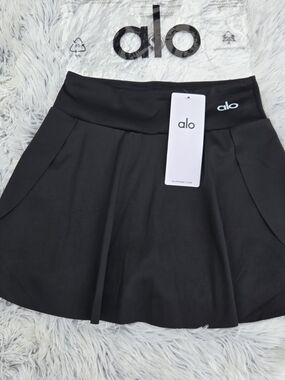 ALO Yoga Tennis Skirt Black